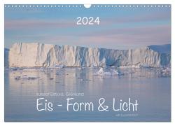 Ilulissat Eisfjord, Grönland. EIS – FORM UND LICHT (Wandkalender 2024 DIN A3 quer), CALVENDO Monatskalender von Koch,  Lucyna