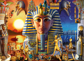 Ravensburger Kinderpuzzle – 12953 Im Alten Ägypten – Pharao-Puzzle für Kinder ab 9 Jahren, mit 300 Teilen im XXL-Format