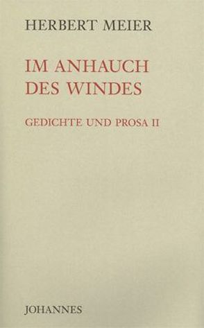 Im Anhauch des Windes von Haas,  Alois M., Meier,  Herbert