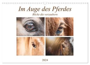Im Auge des Pferdes (Wandkalender 2024 DIN A3 quer), CALVENDO Monatskalender von Fischer,  Petra