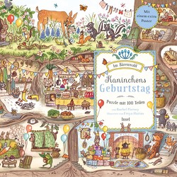 Im Bärenwald. Kaninchens Geburtstag. Puzzle mit 100 Teilen für Kinder ab 4 Jahre von Hartas,  Freya, Köller,  Kathrin, Piercey,  Rachel