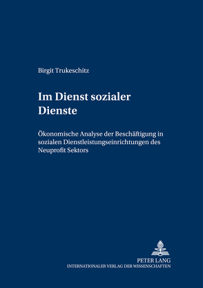 Im Dienst Sozialer Dienste von Trukeschitz,  Birgit