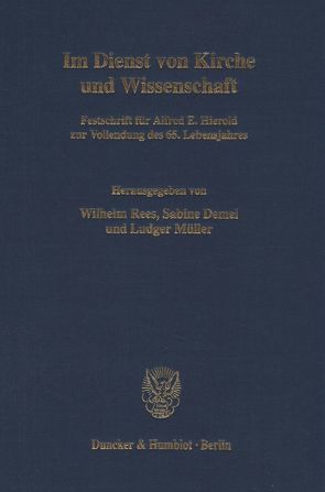 Im Dienst von Kirche und Wissenschaft. von Demel,  Sabine, Müller,  Ludger, Rees,  Wilhelm