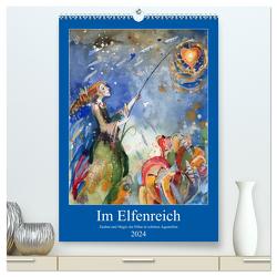 Im Elfenreich- Zauber und Magie der Elfen in schönen Aquarellen (hochwertiger Premium Wandkalender 2024 DIN A2 hoch), Kunstdruck in Hochglanz von Tiukkel,  Sveta