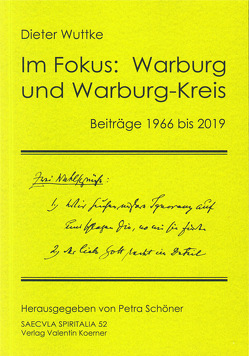Im Fokus: Warburg und Warburg-Kreis. von Petra,  Schöner, Wuttke,  Dieter
