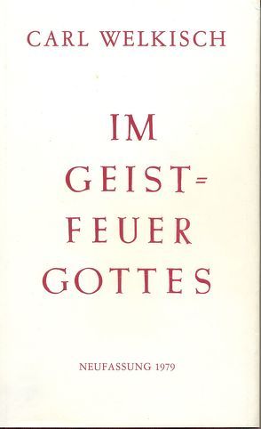 Im Geistfeuer Gottes von Welkisch,  Carl