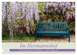 Im Hermannshof – Ein Traumgarten in Weinheim (Tischkalender 2024 DIN A5 quer), CALVENDO Monatskalender von Andersen,  Ilona
