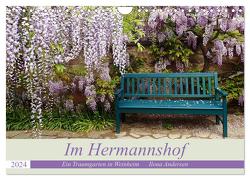 Im Hermannshof – Ein Traumgarten in Weinheim (Wandkalender 2024 DIN A4 quer), CALVENDO Monatskalender von Andersen,  Ilona