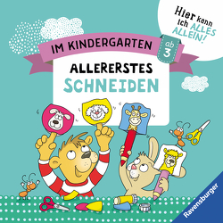 Im Kindergarten: Allererstes Schneiden von Jebautzke,  Kirstin, Koppers,  Theresia
