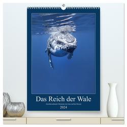 Im Reich der Wale (hochwertiger Premium Wandkalender 2024 DIN A2 hoch), Kunstdruck in Hochglanz von Travelpixx.com,  Travelpixx.com
