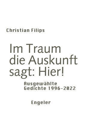 Im Traum die Auskunft sagt: Hier! von Filips,  Christian