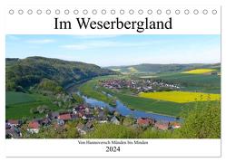 Im Weserbergland – Von Hannoversch Münden bis Minden (Tischkalender 2024 DIN A5 quer), CALVENDO Monatskalender von happyroger,  happyroger