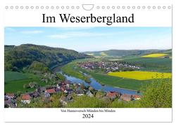 Im Weserbergland – Von Hannoversch Münden bis Minden (Wandkalender 2024 DIN A4 quer), CALVENDO Monatskalender von happyroger,  happyroger