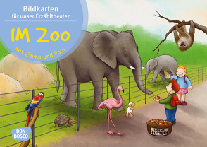 Im Zoo mit Emma und Paul. Kamishibai Bildkartenset. von Bohnstedt,  Antje, Lehner,  Monika