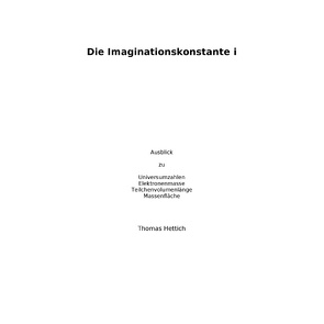 Imaginationskonstante i von Hettich,  Thomas