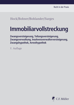 Immobiliarvollstreckung von Bohlander,  Astrid, Bohner,  Daniela, Hock,  Rainer, Surges,  Martin