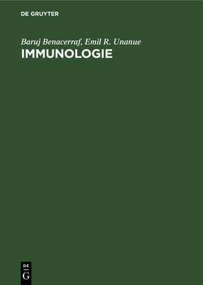 Immunologie von Benacerraf,  Baruj, Kahn,  Helmut, Kaufman,  Stefan H. E., Unanue,  Emil R.