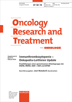 Immunthrombozytopenie – Onkopedia-Leitlinien Update von Matzdorff,  A.