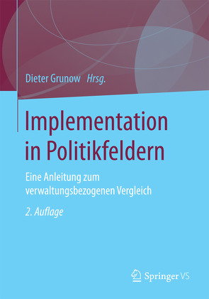 Implementation in Politikfeldern von Grunow,  Dieter