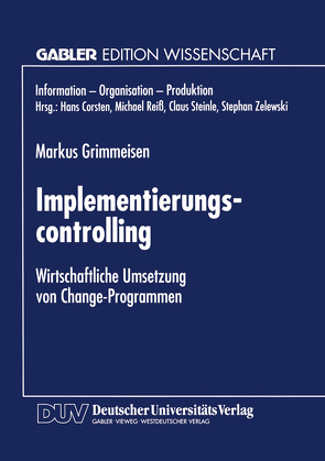 Implementierungscontrolling von Grimmeisen,  Markus