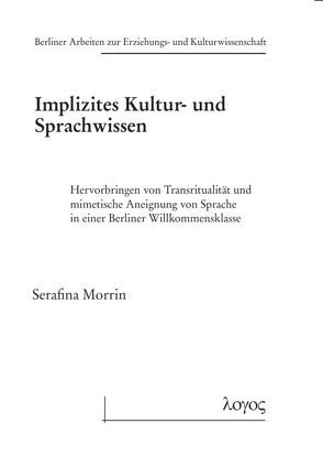 Implizites Kultur- und Sprachwissen von Morrin,  Serafina