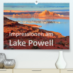 Impressionen am Lake Powell (Premium, hochwertiger DIN A2 Wandkalender 2022, Kunstdruck in Hochglanz) von Wilczek,  Dieter-M.