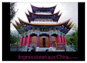 Impressionen aus China (Wandkalender 2024 DIN A2 quer), CALVENDO Monatskalender von M. Gibson - www.ilsegibson.com,  Ilse