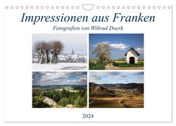 Impressionen aus Franken (Wandkalender 2024 DIN A4 quer), CALVENDO Monatskalender von Doerk,  Wiltrud