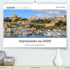 Impressionen aus GOZO – Panoramabilder (Premium, hochwertiger DIN A2 Wandkalender 2023, Kunstdruck in Hochglanz) von Wilczek,  Dieter