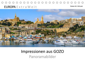 Impressionen aus GOZO – Panoramabilder (Tischkalender 2023 DIN A5 quer) von Wilczek,  Dieter