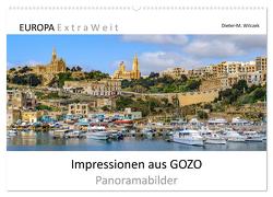 Impressionen aus GOZO – Panoramabilder (Wandkalender 2024 DIN A2 quer), CALVENDO Monatskalender von Wilczek,  Dieter