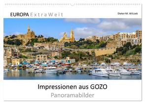 Impressionen aus GOZO – Panoramabilder (Wandkalender 2024 DIN A2 quer), CALVENDO Monatskalender von Wilczek,  Dieter