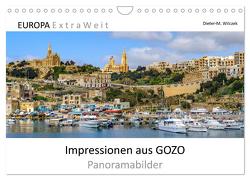 Impressionen aus GOZO – Panoramabilder (Wandkalender 2024 DIN A4 quer), CALVENDO Monatskalender von Wilczek,  Dieter