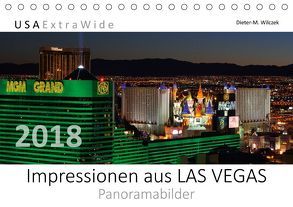 Impressionen aus LAS VEGAS Panoramabilder (Tischkalender 2018 DIN A5 quer) von Wilczek,  Dieter-M.