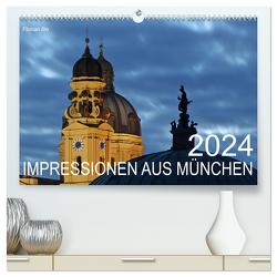 Impressionen aus München (hochwertiger Premium Wandkalender 2024 DIN A2 quer), Kunstdruck in Hochglanz von Ille,  Florian