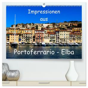 Impressionen aus Portoferrario – Elba (hochwertiger Premium Wandkalender 2024 DIN A2 quer), Kunstdruck in Hochglanz von Hampe,  Gabi