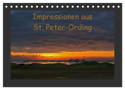 Impressionen aus St. Peter-Ording (Tischkalender 2024 DIN A5 quer), CALVENDO Monatskalender von G. Leitl,  Markus