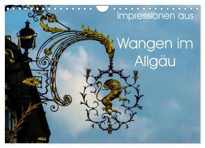 Impressionen aus Wangen im Allgäu (Wandkalender 2024 DIN A4 quer), CALVENDO Monatskalender von Hampe,  Gabi