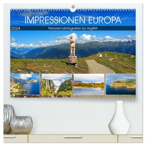 Impressionen Europa, Panoramafotografien by VogtArt (hochwertiger Premium Wandkalender 2024 DIN A2 quer), Kunstdruck in Hochglanz von VogtArt,  VogtArt