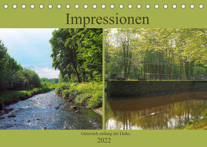 Impressionen – Gütersloh entlang der Dalke (Tischkalender 2022 DIN A5 quer) von Gube,  Beate