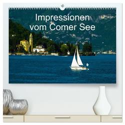Impressionen vom Comer See (hochwertiger Premium Wandkalender 2024 DIN A2 quer), Kunstdruck in Hochglanz von Hampe,  Gabi