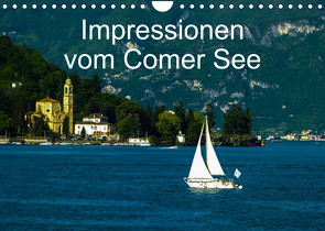 Impressionen vom Comer See (Wandkalender 2023 DIN A4 quer) von Hampe,  Gabi