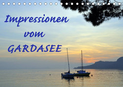 Impressionen vom Gardasee (Tischkalender 2023 DIN A5 quer) von GUGIGEI