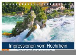 Impressionen vom Hochrhein (Tischkalender 2024 DIN A5 quer), CALVENDO Monatskalender von Voigt,  Tanja