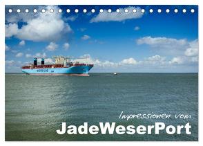 Impressionen vom JadeWeserPort (Tischkalender 2024 DIN A5 quer), CALVENDO Monatskalender von www.geniusstrand.de,  www.geniusstrand.de