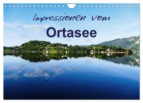 Impressionen vom Ortasee (Wandkalender 2024 DIN A4 quer), CALVENDO Monatskalender von Hampe,  Gabi
