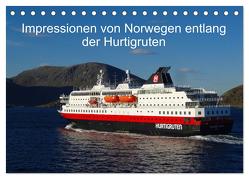 Impressionen von Norwegen entlang der Hurtigruten (Tischkalender 2024 DIN A5 quer), CALVENDO Monatskalender von Kattobello,  Kattobello