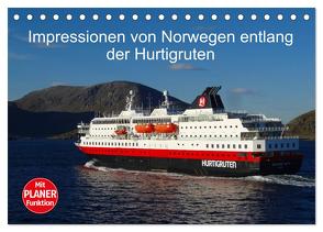 Impressionen von Norwegen entlang der Hurtigruten (Tischkalender 2024 DIN A5 quer), CALVENDO Monatskalender von Kattobello,  Kattobello