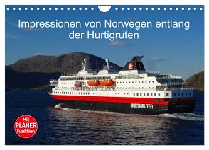 Impressionen von Norwegen entlang der Hurtigruten (Wandkalender 2024 DIN A4 quer), CALVENDO Monatskalender von Kattobello,  Kattobello