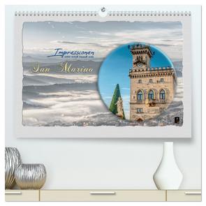 Impressionen – von und rund um San Marino (hochwertiger Premium Wandkalender 2024 DIN A2 quer), Kunstdruck in Hochglanz von HC Bittermann,  Photograph